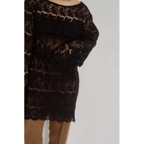 【Hella】Scalloped Lace Top　※納期9月上旬～10月上旬