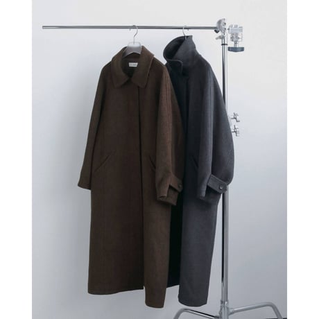 【anuke】Soutiencollar Over Coat　※納期11月中旬～12月中旬