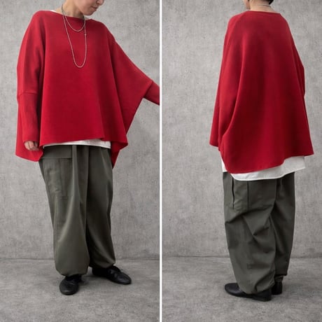 【siro de labonte】poncho pullover