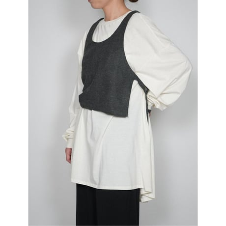 【YENN】WOOL BUSTIER PO