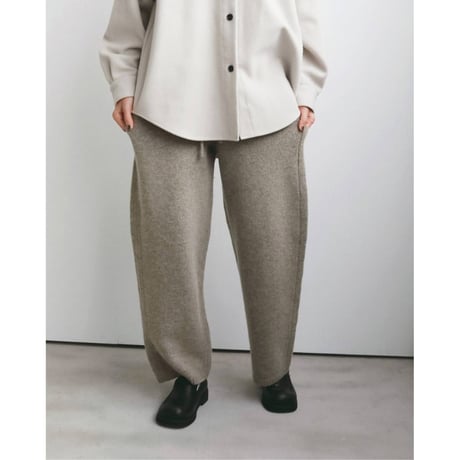 【anuke】Knit Cocoon Pants