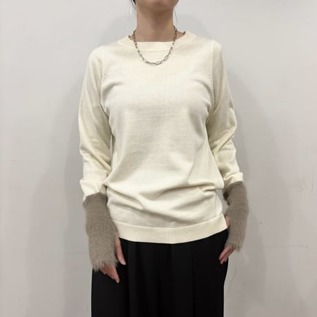 【siro de labonte】shaggy sleeve PO※納期9月上旬～10月上旬