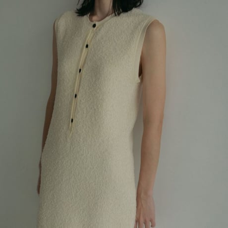 【anuke】2way Shaggy Onepiece　※納期3月下旬〜4月下旬