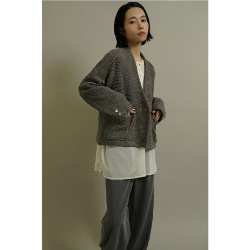 CYAN TOKYO】ニットライクワッフルレースブルゾン | selectshop kusu