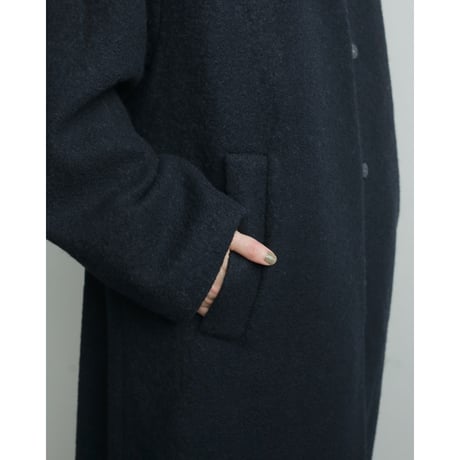 【anuke】Collarless Cocoon Coat※11月上～12月上