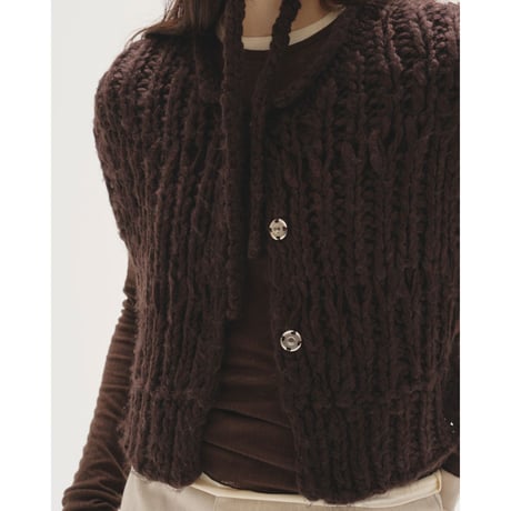 【TODAYFUL】Mix Handknit Vest　※納期10月中～11月中
