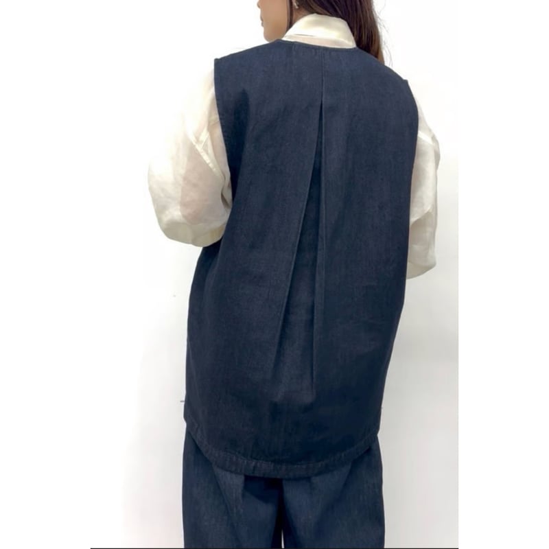 ベスト(En Cloche DEUH) CLOCHE】デニムベスト | selectshop kusukusu