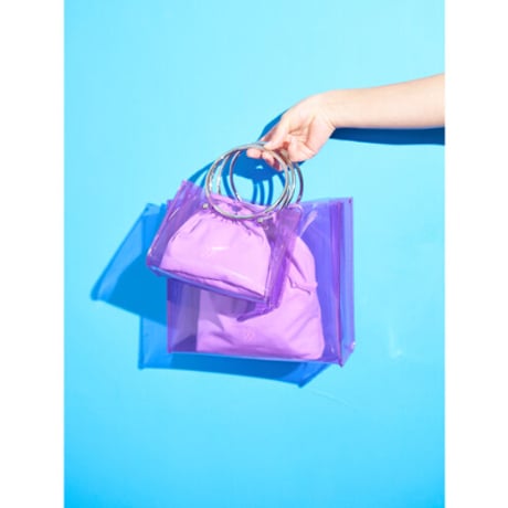 【YENN】 RING CLEAR BAG TALL