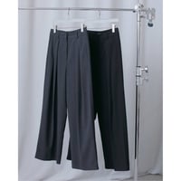 【anuke】Tuck Wide Pants