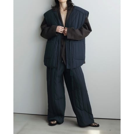 【anuke】Backopen Stripe Vest※10月中～11月中