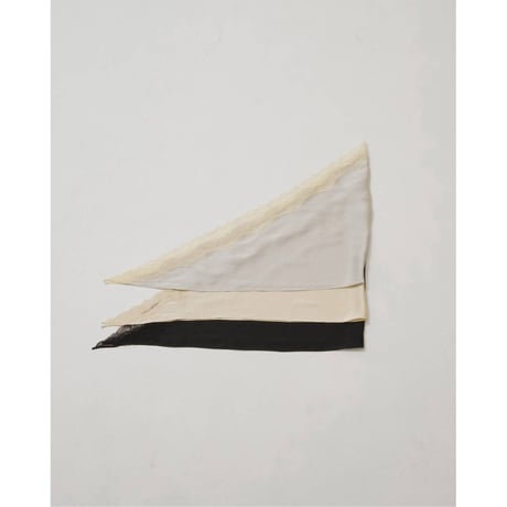 【TODAYFUL】Satin Lace Scarf　※納期6月中旬～7月中旬