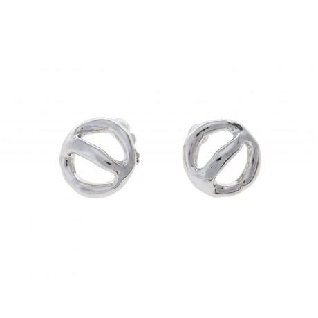 【Sea'ds Mara 】Anchor chain motif earring