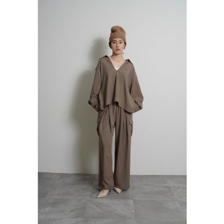 【CYAN TOKYO】バックフレアスキッパーPO