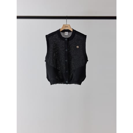【YENN】LINEN SHEER VEST