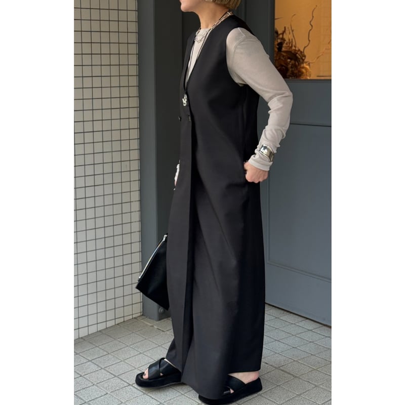 ✨遂に入荷✨【CLOCHE】ジレ風ワンピース | selectshop kusukusu