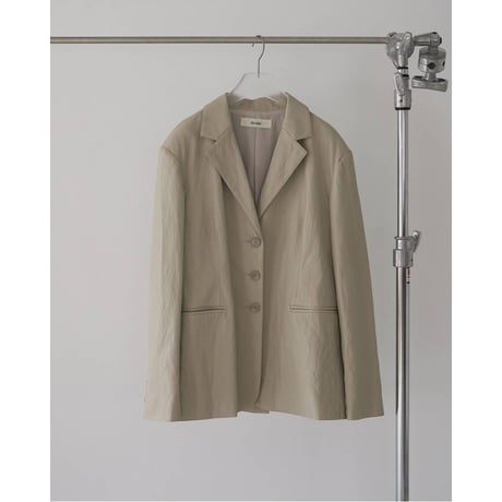 【anuke】Ecoleather Tailored Jacket