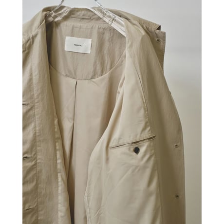 【TODAYFUL】Nylon Soutiencollar Coat　※納期1/下～2/下
