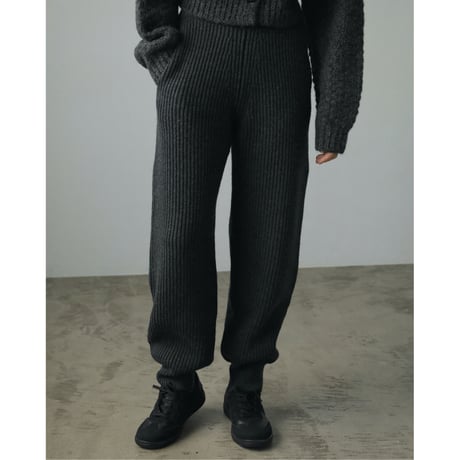【ànuke】Knit Wide Pants　※11月中旬~12月上旬頃 発送予定