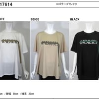 【kusukusu select】ロゴテープTシャツ　17614