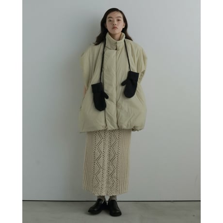 【anuke】Boucle Knit Mittens※11月上～12月上