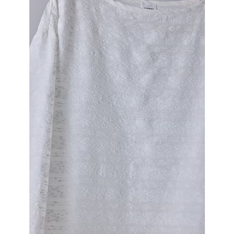【YENN】 STP LONG TEE BLOUSE　納期：2026年2月上旬～3月上旬