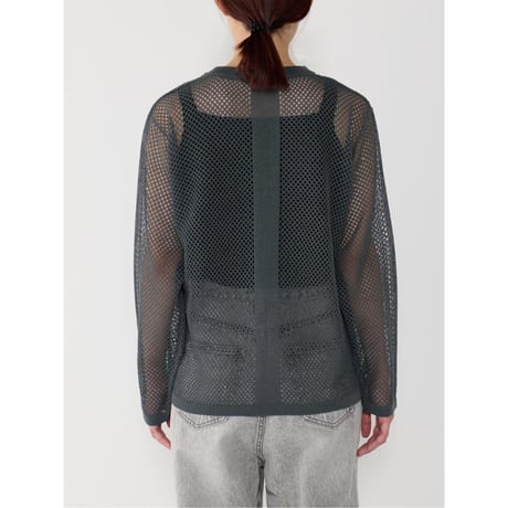 【YENN】MESH KNIT PO