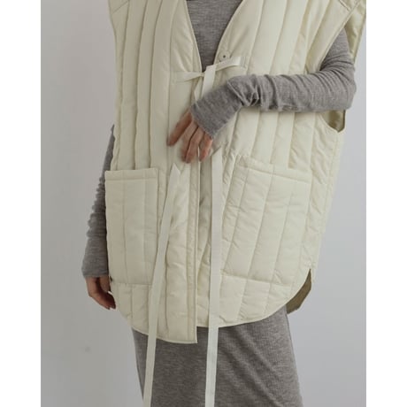 【anuke】Backopen Stripe Vest※10月中～11月中