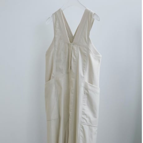 【anuke】Drawstring Vneck Combinaison    ＊