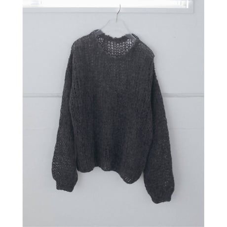 【anuke】Lowgauge Mohair Knit