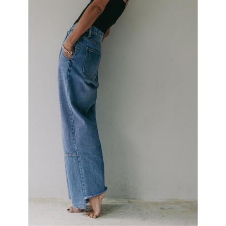 TUCK WIDE DENIM PT  ＊