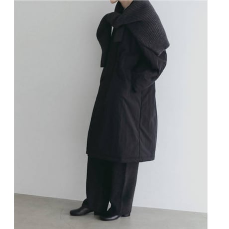【anuke】Halfzip Rib Knit