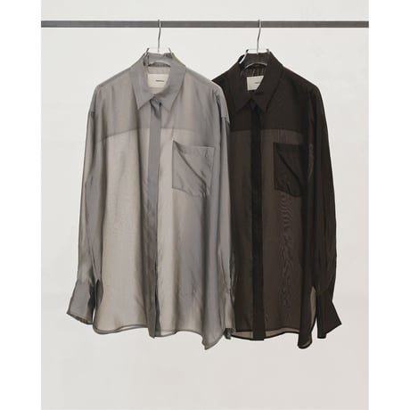 【TODAYFUL】Chambray Silky Shirts　※納期4月上旬〜5月上旬