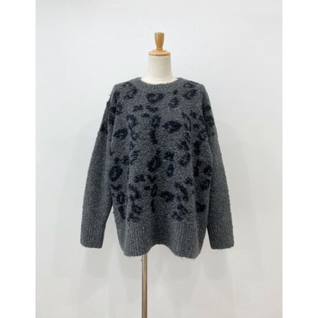 【 siro de labonte 】leopard pullover