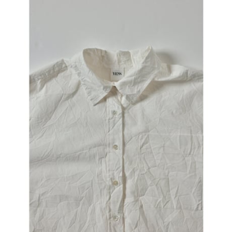 【YENN】WRINKLE BIG SHIRT※納期9/上～9/中