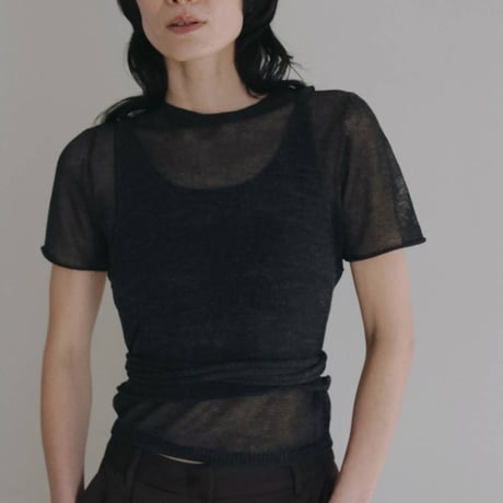 【anuke】Wrapcami Layered Knit　※納期7月上旬～8月上旬