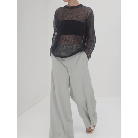 【YENN】MESH KNIT PO