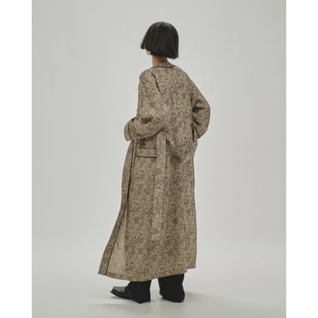 【TODAYFUL】Jacquard Piping Gown  ※納期4/中～5/中