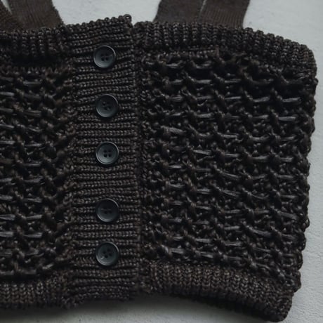 【anuke】2way Knit Bustier　※納期2月中旬〜3月中旬
