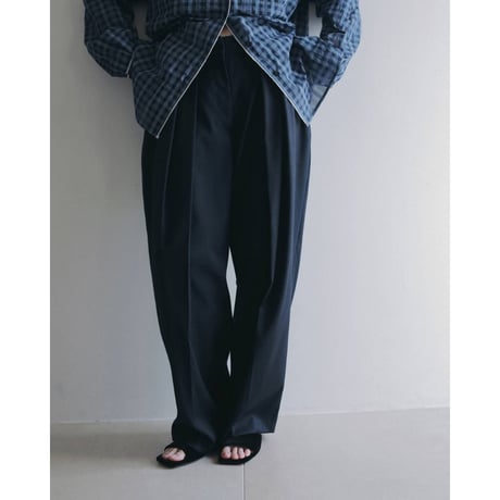 【anuke】Hightwist Cocoon Pants　※納期8月下旬～9月下旬