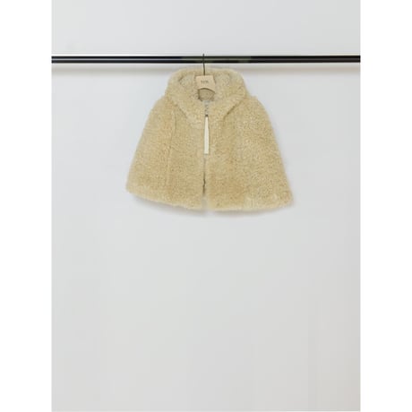 【YENN】CURL FUR CAPE　※8月下旬＝9月下旬納期