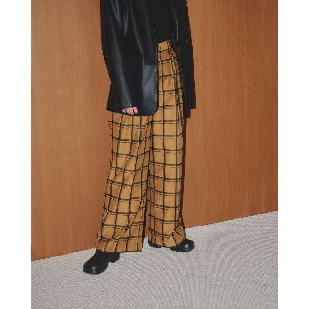 TODAYFUL】Check Piping Pants | selectshop kusukusu TODAYFUL】Check Piping Pants | selectshop kusukusu