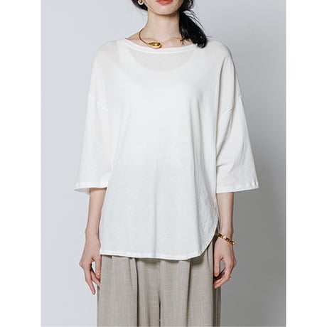 【YENN】TWIST HEM TEE