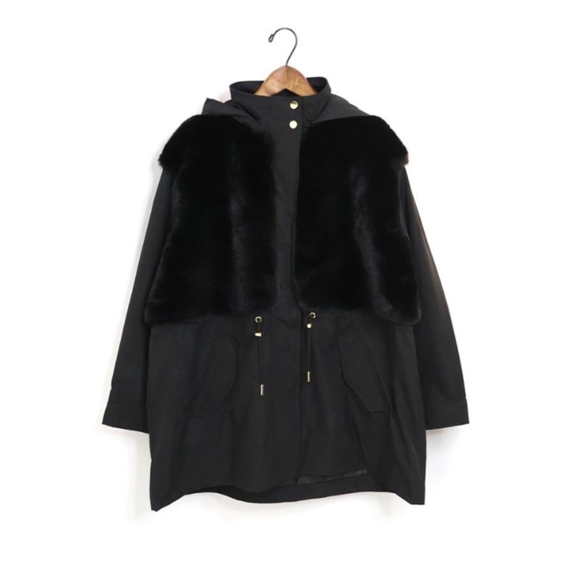 MICA＆DEAL】フーデットファードッキングコート | selectshop kusukusu