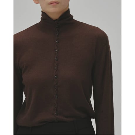 【TODAYFUL】Turtleneck Button Knit　※納期9月中旬～10月中旬