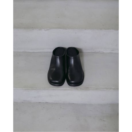 【anuke】Square Heel Slip-on