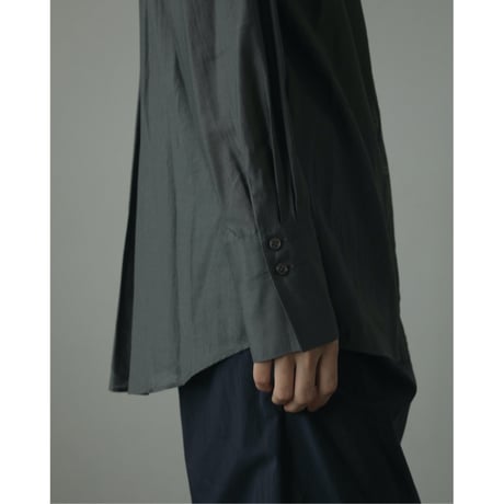 【ànuke】Sheer Satin Shirts
