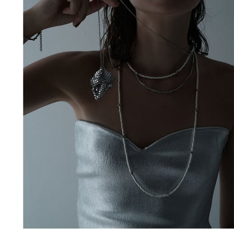 再販御予約✨【Sea'ds Mara 】Metal mesh necklace