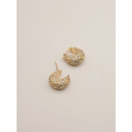 【CHIGNON】ﾄﾞﾛｯﾌﾟﾊﾟｳﾞｪﾜﾝﾀｯﾁﾋﾟｱｽ　納期：12月上旬〜1月上旬