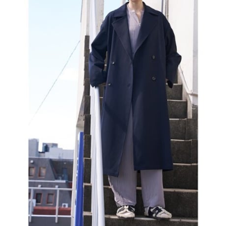 【YENN】TUCK DESIGN MAXI CT※納期10/上〜10/中
