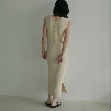 【anuke】2way Shaggy Onepiece　※納期3月下旬〜4月下旬